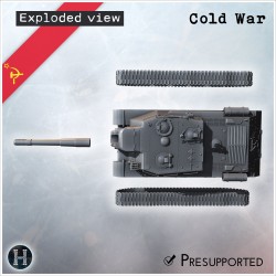 ISU-152M modernized self-propelled gun - 3D STL | Hartolia Miniatures