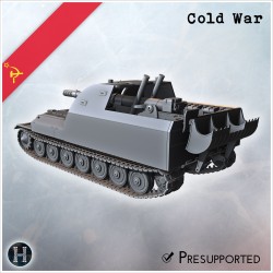 Objekt 261-1 artillerie automotrice - STL 3D | Hartolia Miniatures
