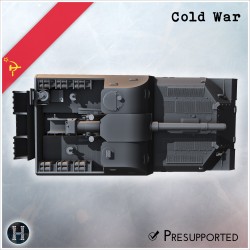 Objekt 261-1 artillerie automotrice - STL 3D | Hartolia Miniatures