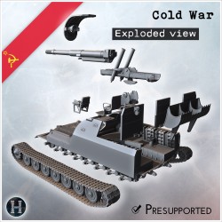 Objekt 261-1 self-propelled artillery - 3D STL | Hartolia Miniatures
