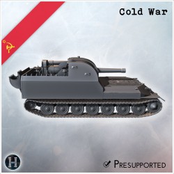 Objekt 261-2 artillerie automotrice - STL 3D | Hartolia Miniatures