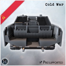 Objekt 263 self-propelled gun - 3D STL File | Hartolia Miniatures