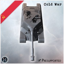 Objekt 268 self-propelled gun - 3D STL File | Hartolia Miniatures