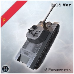 Objekt 268 self-propelled gun - 3D STL File | Hartolia Miniatures