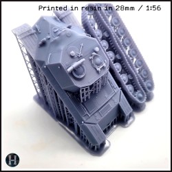 Objekt 268 self-propelled gun - 3D STL File | Hartolia Miniatures