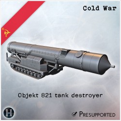 Objekt 821 missile launcher - 3D STL File | Hartolia Miniatures
