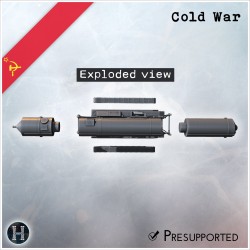 Objekt 821 missile launcher - 3D STL File | Hartolia Miniatures