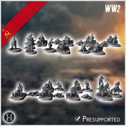 Mitrailleuse lourde (HMG) - Fichier STL 3D | Hartolia Miniatures