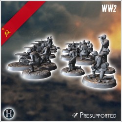 Mitrailleuse lourde (HMG) - Fichier STL 3D | Hartolia Miniatures