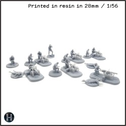 Mitrailleuse lourde (HMG) - Fichier STL 3D | Hartolia Miniatures