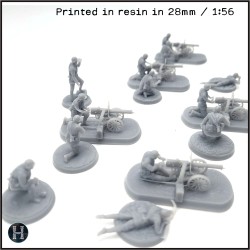 Mitrailleuse lourde (HMG) - Fichier STL 3D | Hartolia Miniatures