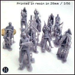107mm M1938 Soviet heavy mortars... - 3D STL | Hartolia Miniatures