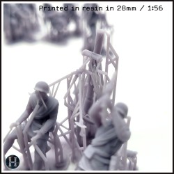 107mm M1938 Soviet heavy mortars... - 3D STL | Hartolia Miniatures