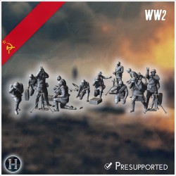 50mm RM-38 Soviet light mortars... - 3D STL | Hartolia Miniatures