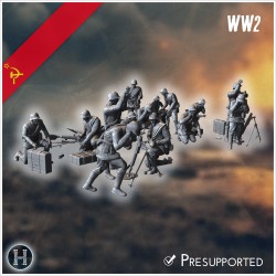 50mm RM-38 Soviet light mortars... - 3D STL | Hartolia Miniatures