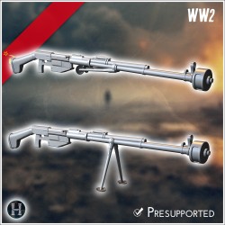 PTRS-41 anti-tank rifle - 3D STL File WW2 | Hartolia Miniatures