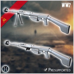 PTRS-41 fusil anti-char - Fichier STL 3D | Hartolia Miniatures