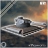 Bunker with Panzer IV Ausf. G turret - 3D STL | Hartolia Miniatures