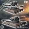 Bunker avec tourelle Panzer IV Ausf. G - STL 3D | Hartolia Miniatures
