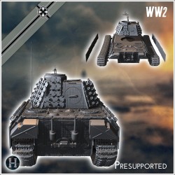 Panzer V Panther Ausf. D - 3D STL File | Hartolia Miniatures