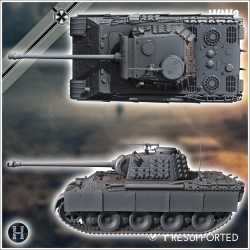 anzer V Panther Ausf. D - Fichier STL 3D | Hartolia Miniatures