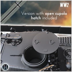 anzer V Panther Ausf. D - Fichier STL 3D | Hartolia Miniatures