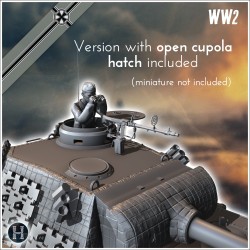 anzer V Panther Ausf. D - Fichier STL 3D | Hartolia Miniatures