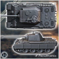 Panzer V Panther Ausf. A - 3D STL File | Hartolia Miniatures