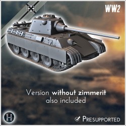 Panzer V Panther Ausf. F - Fichier STL 3D | Hartolia Miniatures