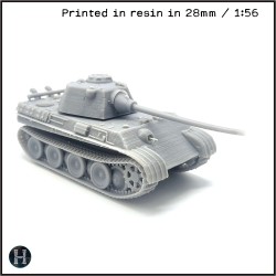 Panzer V Panther Ausf. F - Fichier STL 3D | Hartolia Miniatures