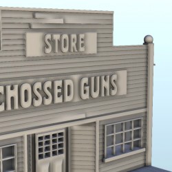 Wild West Chossed guns store |  | Hartolia miniatures