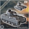 Panzer V Flakpanther 341 Coelian 37 mm - 3D STL | Hartolia Miniatures