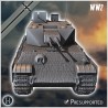 Panzer V Flakpanther 341 Coelian 37 mm - 3D STL | Hartolia Miniatures