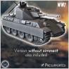 Panzer V Flakpanther 341 Coelian 37 mm - 3D STL | Hartolia Miniatures