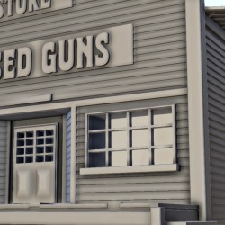 Wild West Chossed guns store |  | Hartolia miniatures