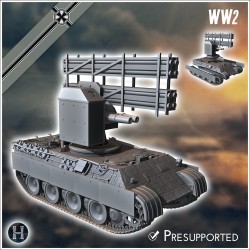 Panzer V Panther Ausf. D Raketenwerfer - 3D STL | Hartolia Miniatures