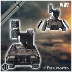Panzer V Panther Ausf. D Raketenwerfer - 3D STL | Hartolia Miniatures