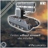 Panzer V Panther Ausf. D Raketenwerfer - 3D STL | Hartolia Miniatures