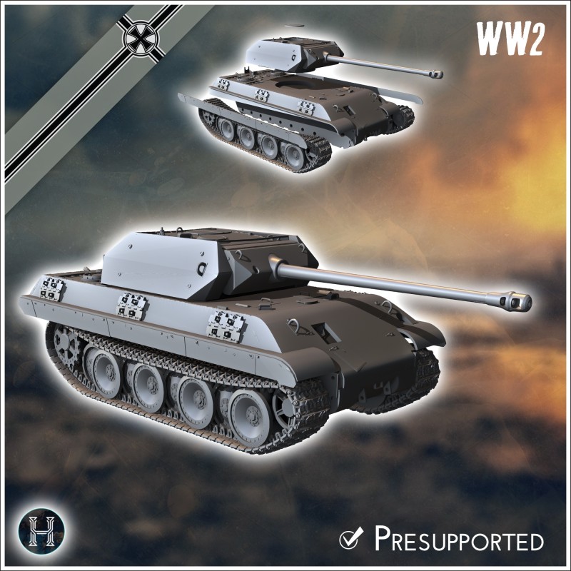 Panzer V Panther M10 Ersatz - 3D STL File | Hartolia Miniatures