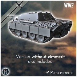 Jagdpanzer V Jagdpanther I Ausf. G1 - STL 3D | Hartolia Miniatures