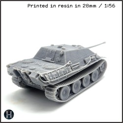 Jagdpanzer V Jagdpanther I Ausf. G1 - STL 3D | Hartolia Miniatures