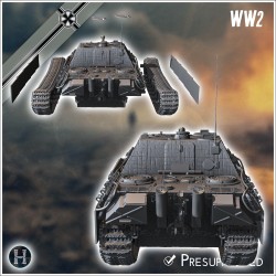Jagdpanzer V Jagdpanther I Ausf. G2 - 3D STL | Hartolia Miniatures