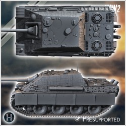 Jagdpanzer V Jagdpanther I Ausf. G2 - 3D STL | Hartolia Miniatures