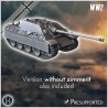 Jagdpanzer V Jagdpanther I Ausf. G2 - 3D STL | Hartolia Miniatures