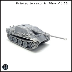 Jagdpanzer V Jagdpanther I Ausf. G2 - 3D STL | Hartolia Miniatures