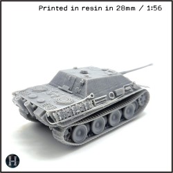 Jagdpanzer V Jagdpanther I Ausf. G2 - 3D STL | Hartolia Miniatures