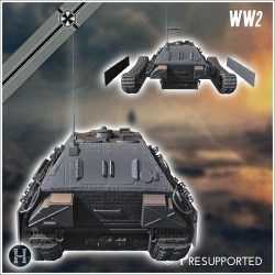 Jagdpanzer V Jagdpanther II - 3D STL File | Hartolia Miniatures