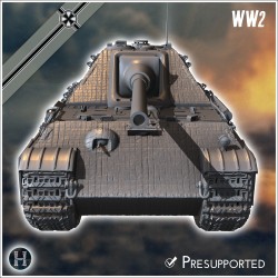 Jagdpanzer V Jagdpanther II - 3D STL File | Hartolia Miniatures