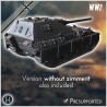 Jagdpanzer V Jagdpanther II - 3D STL File | Hartolia Miniatures