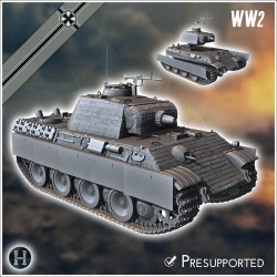 Panzer V Sturmpanther - Fichier STL 3D | Hartolia Miniatures